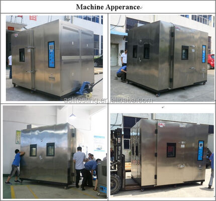 Verbrennungsversuch in Stabilitätskammer