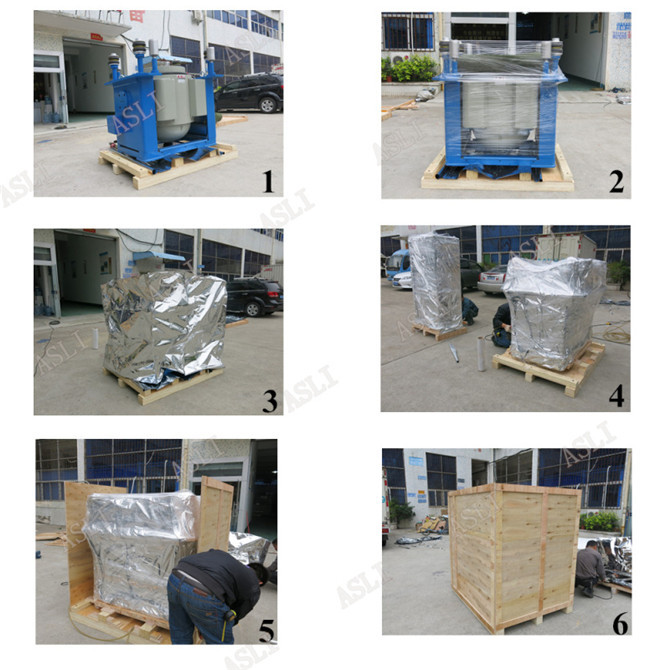 Packing and delivery of vibration testing machine — export plywood case